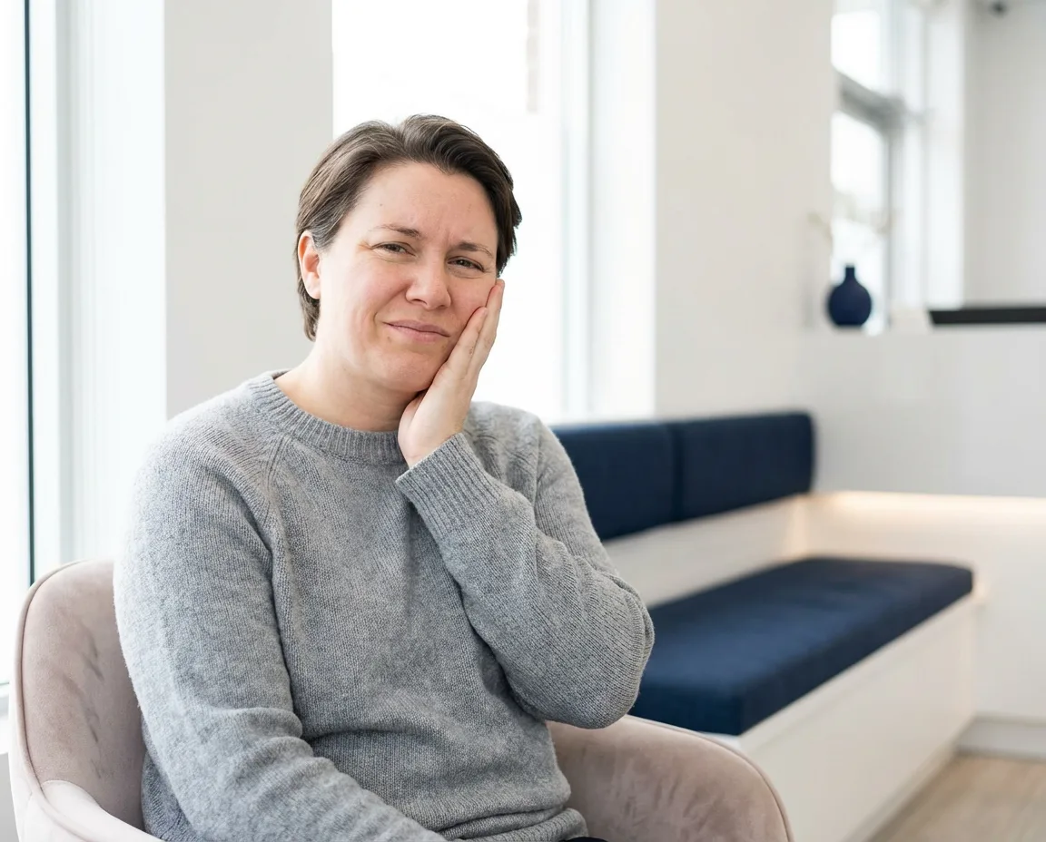 Patient ressentant une douleur dentaire importante
