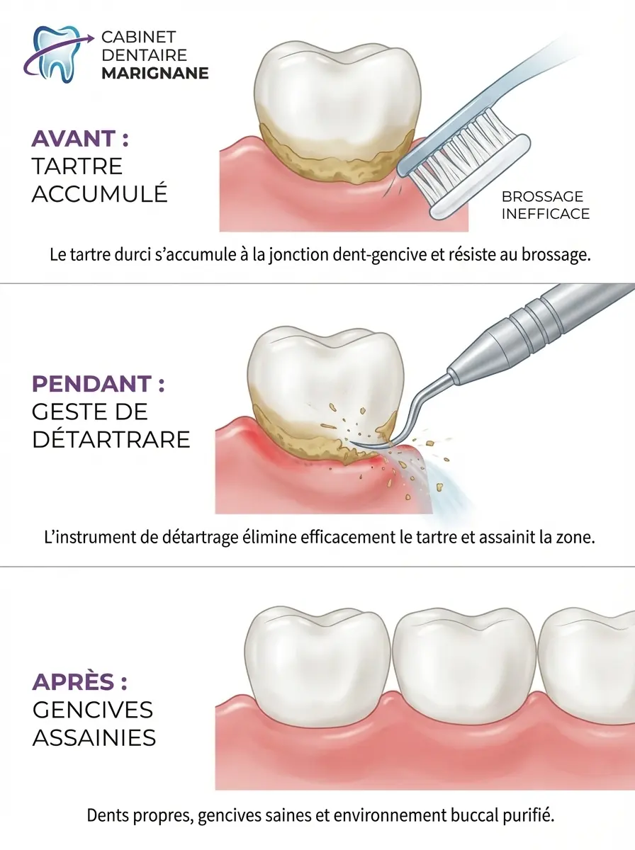 Pourquoi le détartrage est utile à Marignane